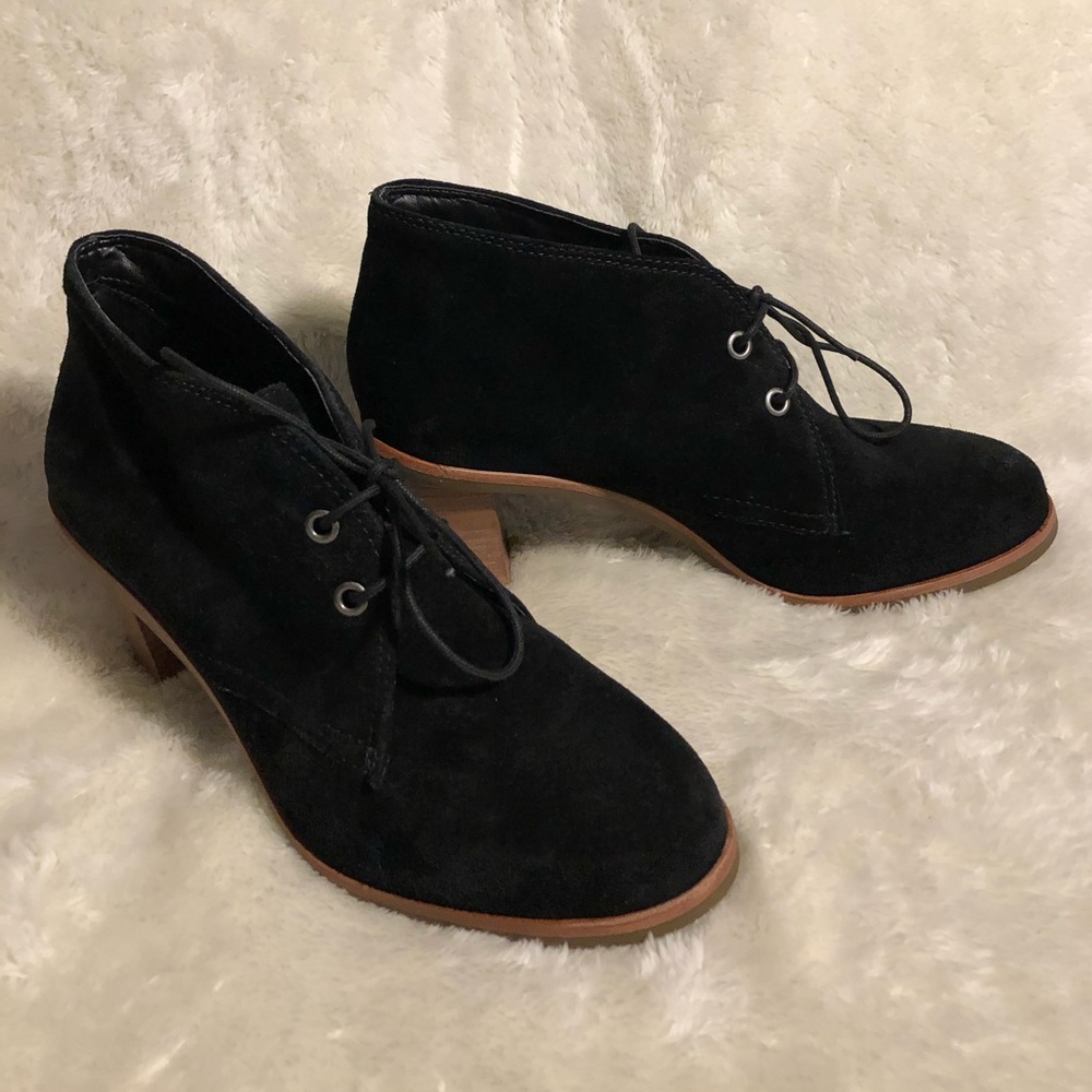 J.JILL Suede Lace Up Ankle Boots Bootie Size 9 - Picture 11 of 12